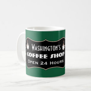 Anpassad kaffemuggpresent för kaféer kaffemugg