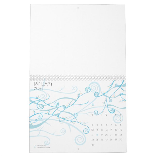 Anpassad kalender (Jan 2027)