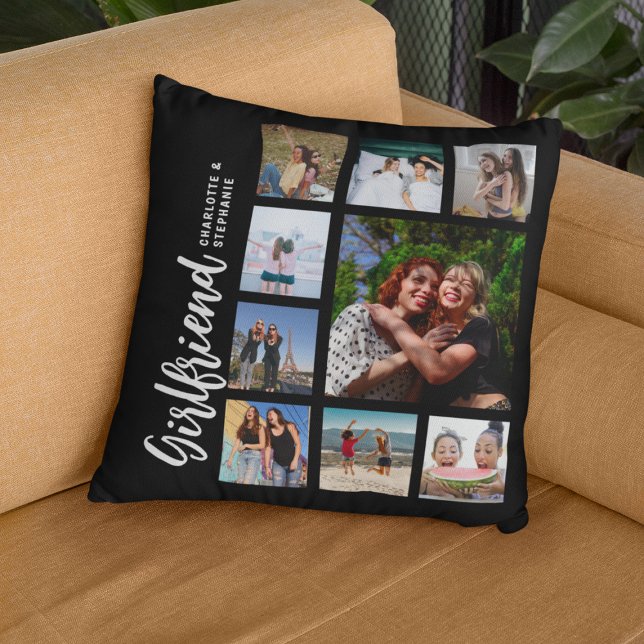 Anpassad Kärleksflicks Fotokollage Kudde (Skapare uppladdad)