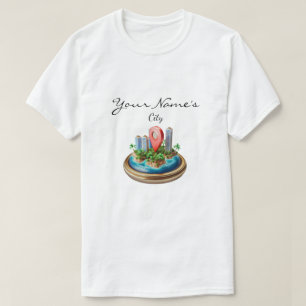 Anpassad kartstad t shirt