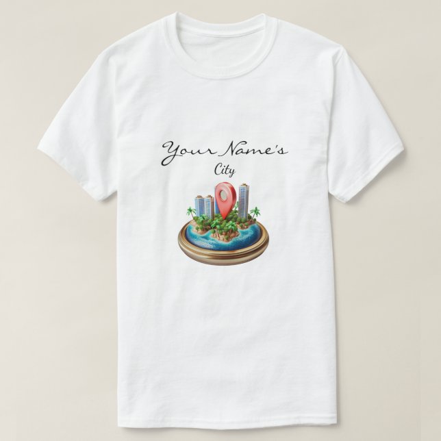 Anpassad kartstad  t shirt (Design framsida)
