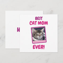 ANPASSAD KATT MAMMA MAMMA ALLTID DJUR KÄRLEK MORS 