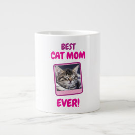ANPASSAD KATT MAMMA MAMMA ALLTID DJUR KÄRLEK MORS  JUMBO MUGG