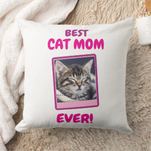 ANPASSAD KATT MAMMA MAMMA ALLTID DJUR KÄRLEK MORS KUDDE