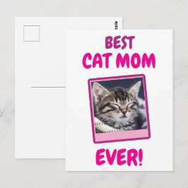 ANPASSAD KATT MAMMA MAMMA ALLTID HUSDJUR KÄRLEK MO VYKORT