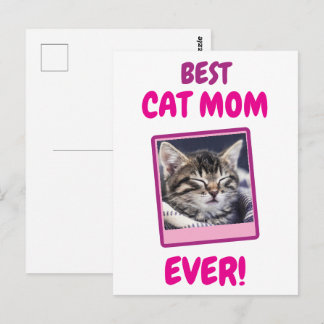 ANPASSAD KATT MAMMA MAMMA ALLTID HUSDJUR KÄRLEK MO VYKORT