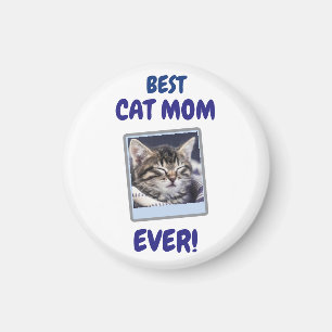ANPASSAD KATT MAMMA MOMENT ALLTID KÄR HUSDJUR KÄRL MAGNET