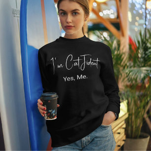 Anpassad Kattälskare Stilfull Skript Kattmamma Vit T Shirt