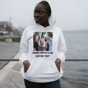 Anpassad kattälskare svart-vit familj husdjur foto t shirt