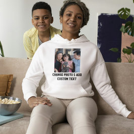 Anpassad kattälskare svart-vit familj husdjur foto t shirt