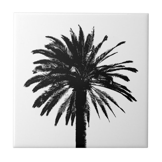 Anpassad keramisk platta med vintage siluett av pa kakelplatta (Framsidan)