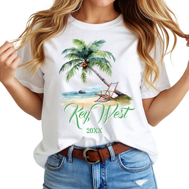 Anpassad Key West strand  T Shirt (Skapare uppladdad)
