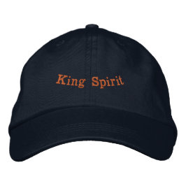 Anpassad King Spirit Super Stark Trucker Marinblå Broderad Keps