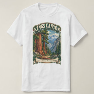 Anpassad Kings Canyon Nationalpark T Shirt