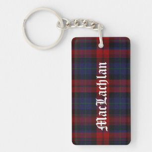 Anpassad klan MacLachlan Tartan Randig Nyckelring