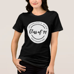 Anpassad klass för skolavslutning reuniokrets t shirt