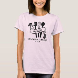 Anpassad kockredskap för matlagningsskola  t shirt