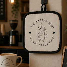 Anpassad Koffebutik Lägg Till Din Logotyp Modern M