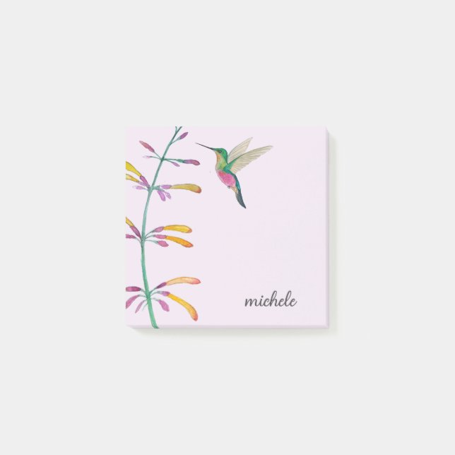 Anpassad kolibri  post-it block (Framsida)