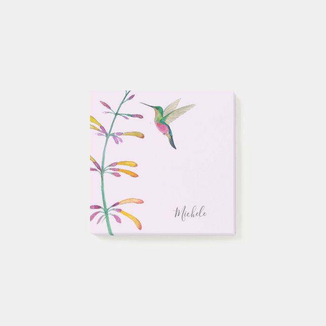 Anpassad kolibri  post-it block (Framsida)