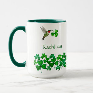Anpassad kolibri till St. Patrick's Mugg