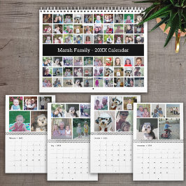 Anpassad kollage Modern familj - 60 bilder Kalender