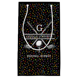 Anpassad Konfetti Golf Monogram Design