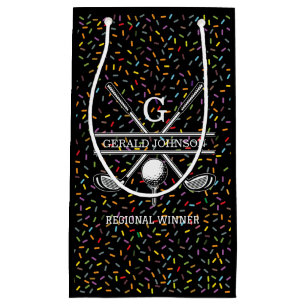 Anpassad Konfetti Golf Monogram Design