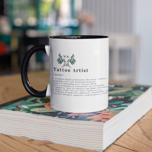 Anpassad konstnär för tatuering Definition Personl Mugg