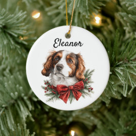 Anpassad Kooikerhondje Husdjur Julgransprydnad Keramik