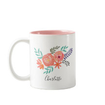 Anpassad korallvattenfärgsblomma för Rosa