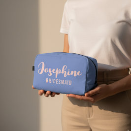 Anpassad kosmetikaväska present till bröllopsgäste