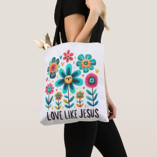 Anpassad kristen kärlek som Jesus Tygkasse