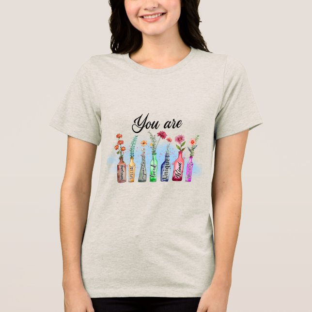 Anpassad Kristendomen Växa i Nåde T Shirt (Framsida)