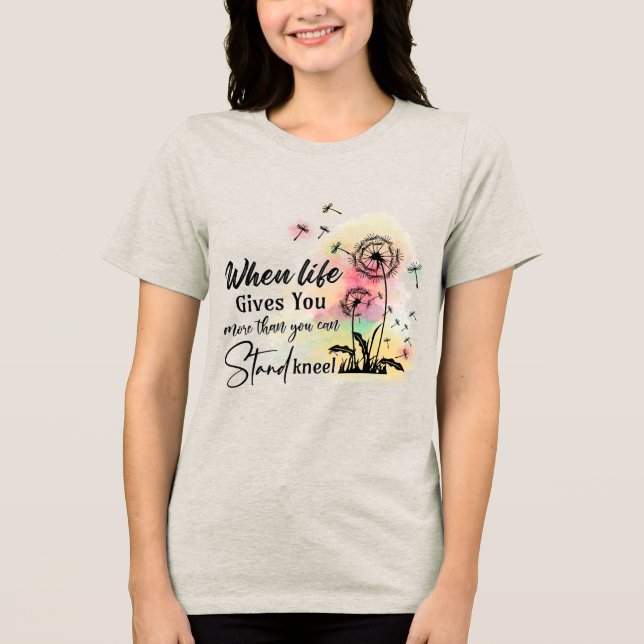 Anpassad Kristendomen Växa i Nåde T Shirt (Framsida)