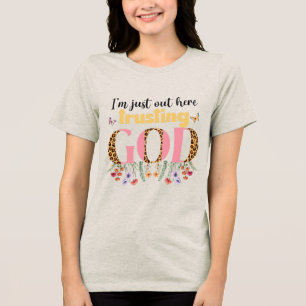 Anpassad Kristet Förtroende för Gud T Shirt