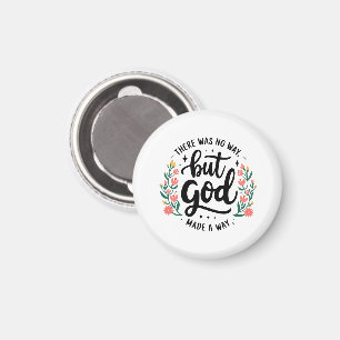 Anpassad Kristet Inget Annat Val Än Gud Magnet