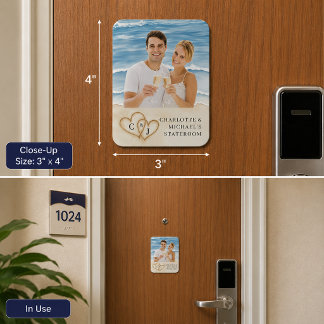 Anpassad kryssningsdörrsfoto Personlig stateroom Magnet