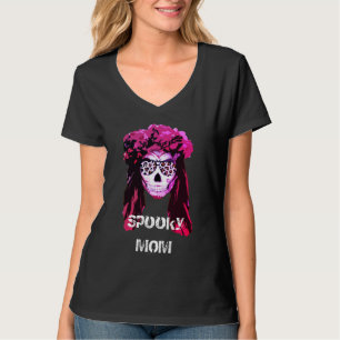 Anpassad kuslig MAMMA Söt Rolig Kvinnor V-ringning T Shirt