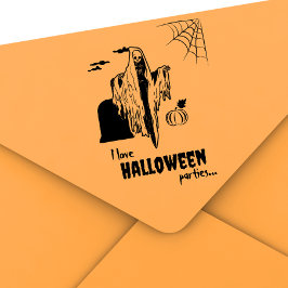Anpassad Kuslig Skrämmande Skelett Rolig Halloween Självfärgande Stämpel
