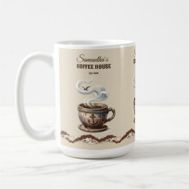 Anpassad kustnära café-varumärkning  kaffemugg