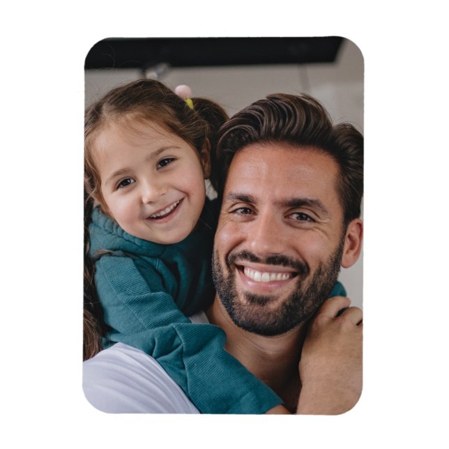 Anpassad kylskåpsfoto magnet (Vertikal)