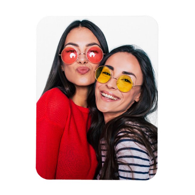 Anpassad kylskåpsfoto magnet (Vertikal)