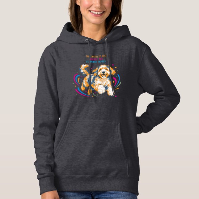 Anpassad Labradoodle T Shirt (Framsida)