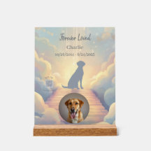 Anpassad Labrador Retriever Minnesblock Foto