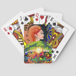 Anpassad Lady Luck Spelkväll för par Casinokort