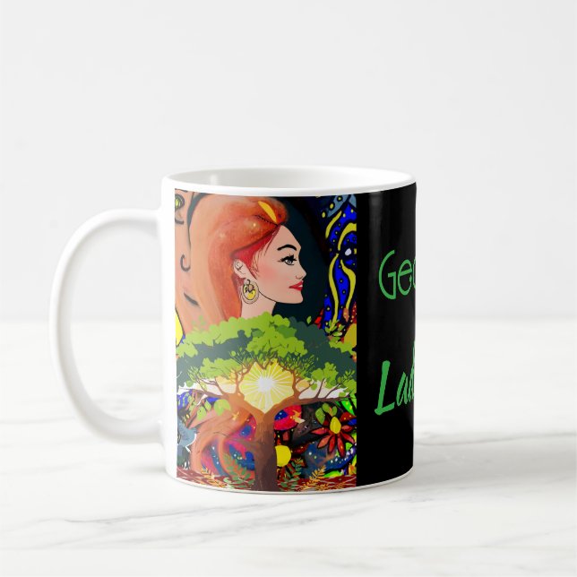 Anpassad Lady Luck Spelkväll för Par Kaffemugg (Vänster)