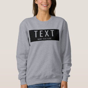 Anpassad Lägg Till Din Egen Text till Modern Kvinn T Shirt