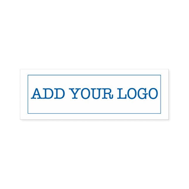 Anpassad Lägg Till Din Logo Självfärgande Stämpel (Design)