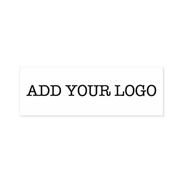 Anpassad Lägg Till Din Logotyp Självfärgande Stämpel (Design)